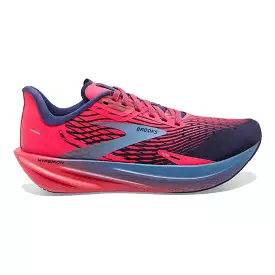 Women's Brooks Hyperion Max, Pink/Cobalt/Blissful Blue, 7.5 B Medium